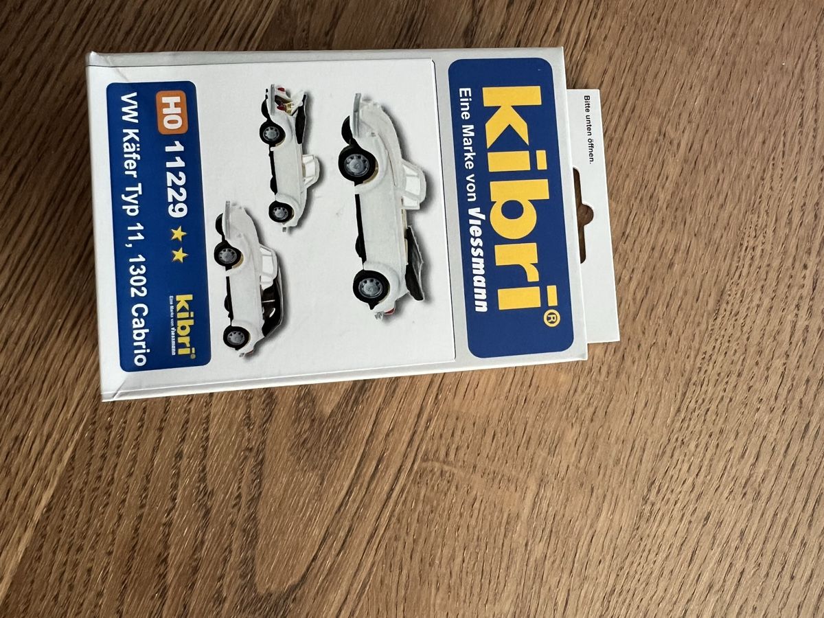 Kibri Modellini d'auto: VE Käfer Typ 11 1302 Cabrio 1.87 – Nuovo (secondo la descrizione) da Thun venduto da pat710