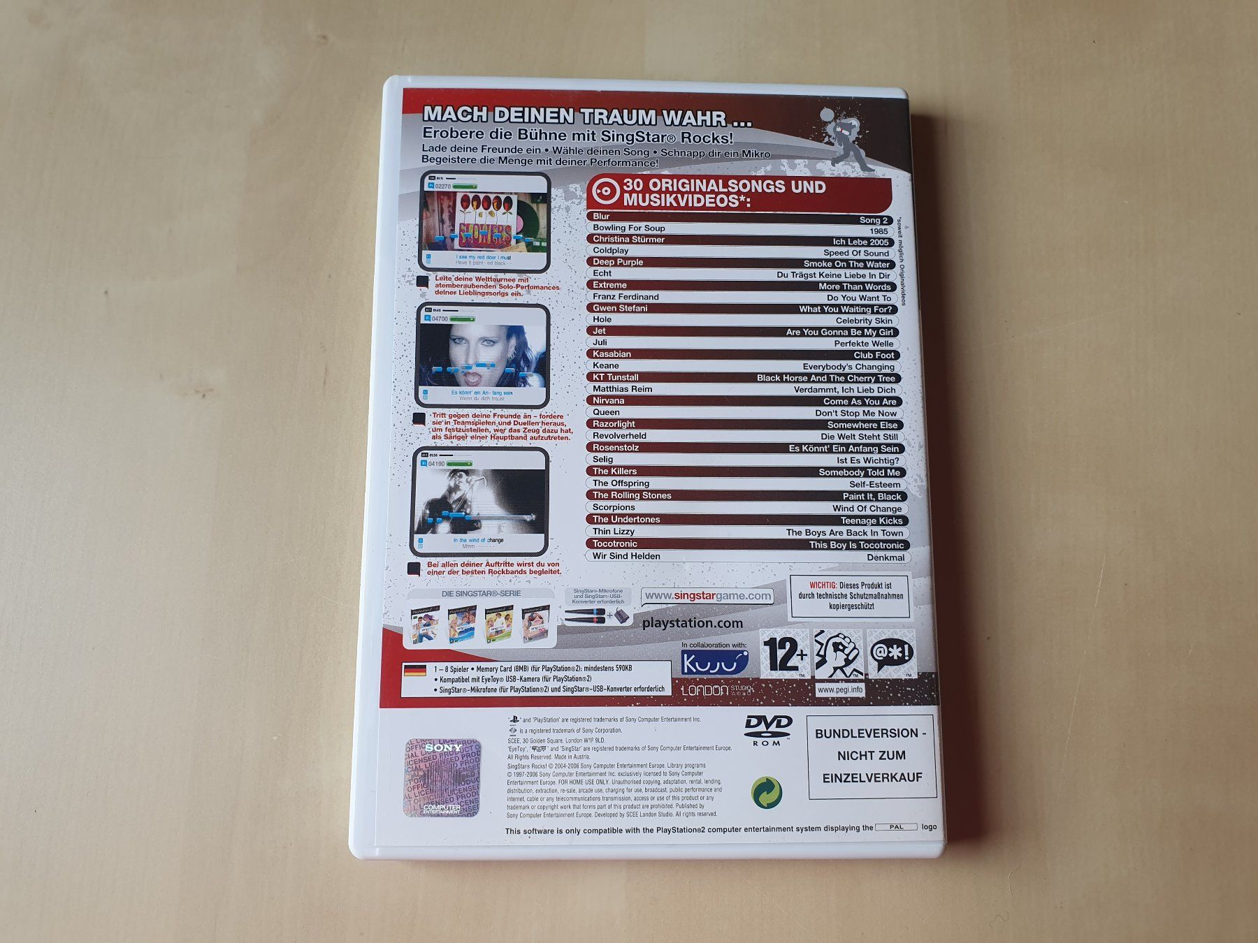 Sony Jeux: Singstar Rocks! – D'occasion à Stansstad par collectorsshop 1
