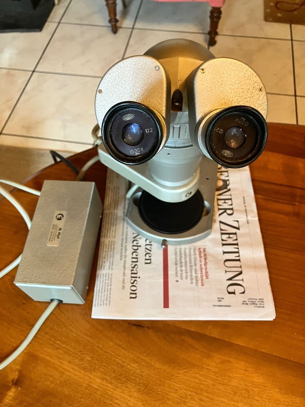 Olympus Mikroskopie: Binokular Olympus Tokio – Gebraucht aus Biezwil von Feldlerche 2