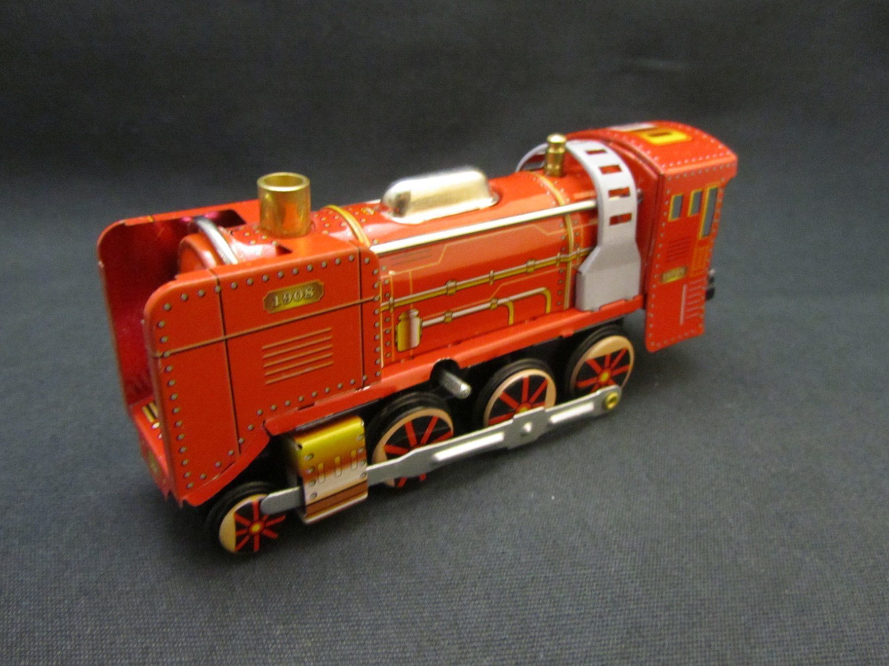 Giocattoli: Blech-Lokomotive rot – Nuovo e nell'imballaggio originale da Basel venduto da spinne02
