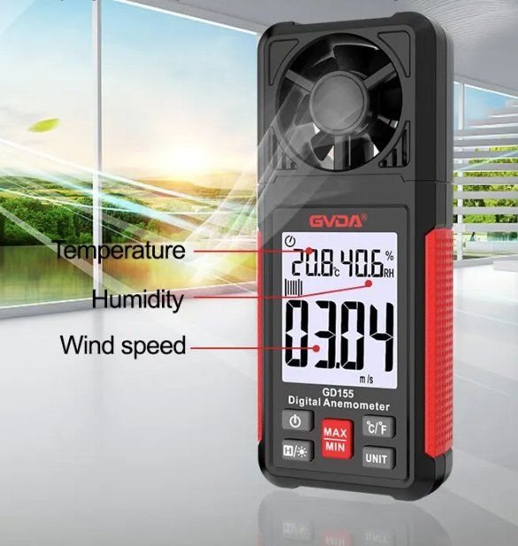 Messen: Digitaler Anemometer / Windmesser – Neu und originalverpackt aus Châtelaine von topshop.switzerland 1