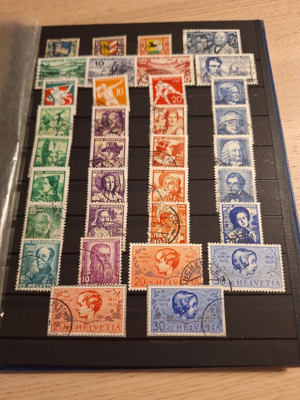 Alle Briefmarken: Pro Juventute fast vollständig  – Gebraucht aus Schaffhausen von RicardoSchaffhausen 2
