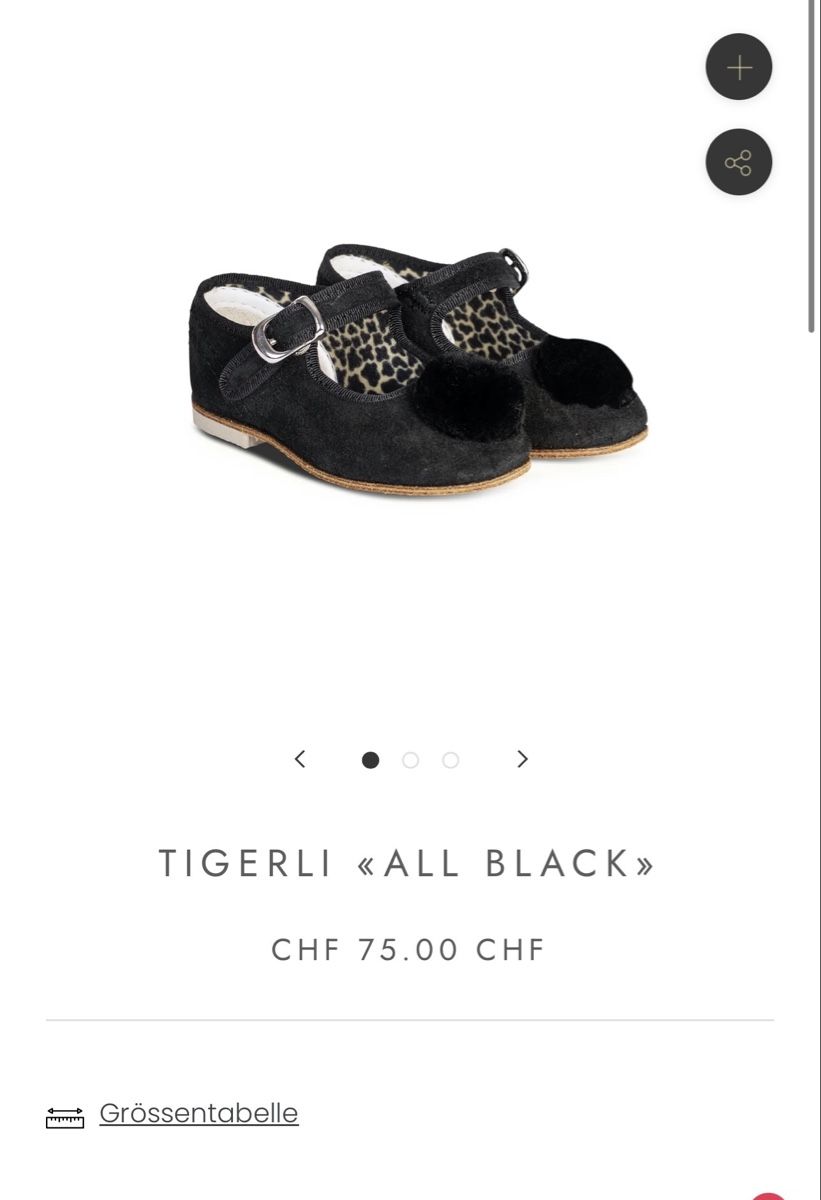 Scarpe per ragazzi: Tigerli "all black" / Tiger Swiss Kinder – Usato da Belp venduto da Secondhand11 1