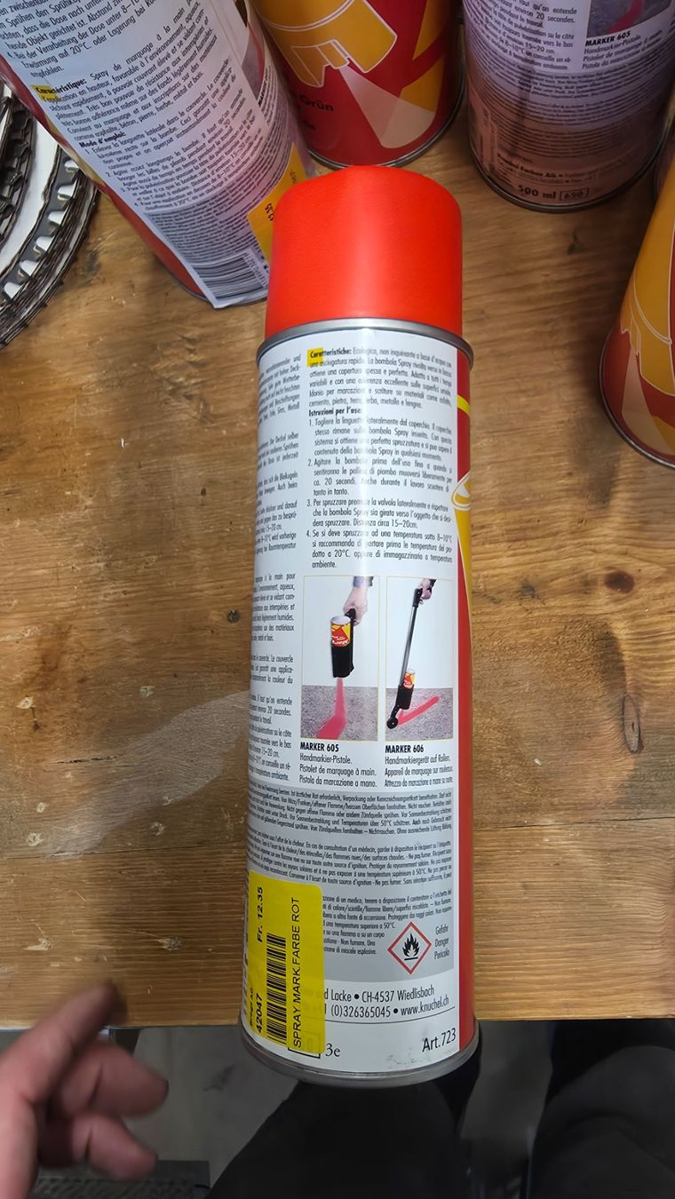 Colori: Boden Markierspray rot – Nuovo (secondo la descrizione) da Schönengrund venduto da nae_8cty 3