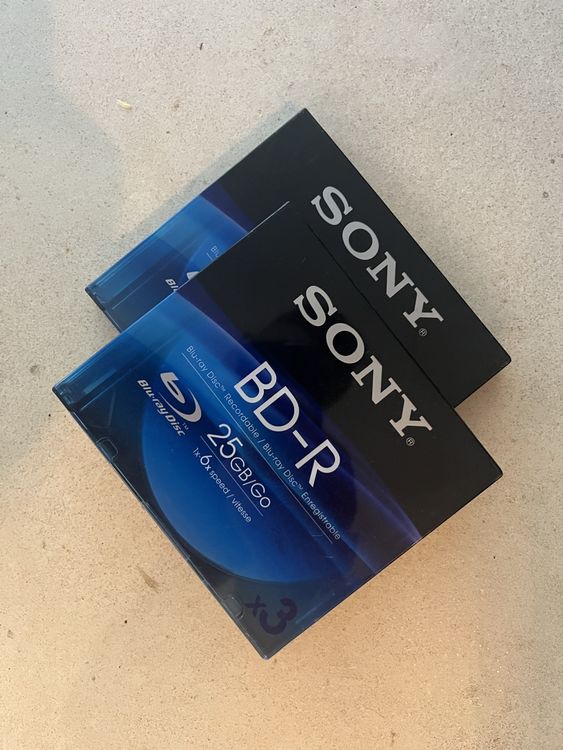 PCs: 9 x Sony BD-R BluR – Neu und originalverpackt aus Muri AG von Ludrigen 1