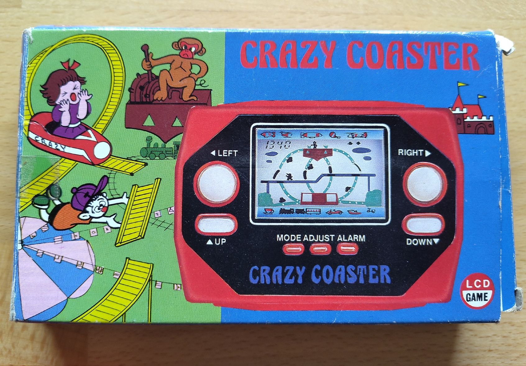 Console: Crazy Coaster LCD Game, Retro Game Nostalgie, Top Zustand – Usato da Bonaduz venduto da Gluehwuermchen44 2