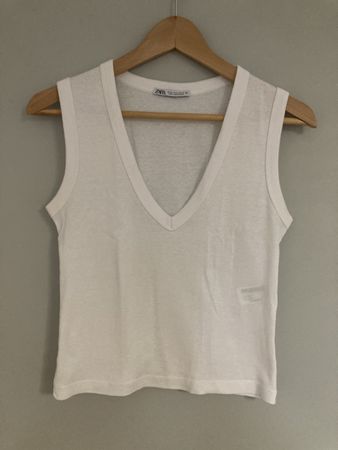 Zara Top, Weiss, Gr. M, Sommer Must-Have, Neuwertig!