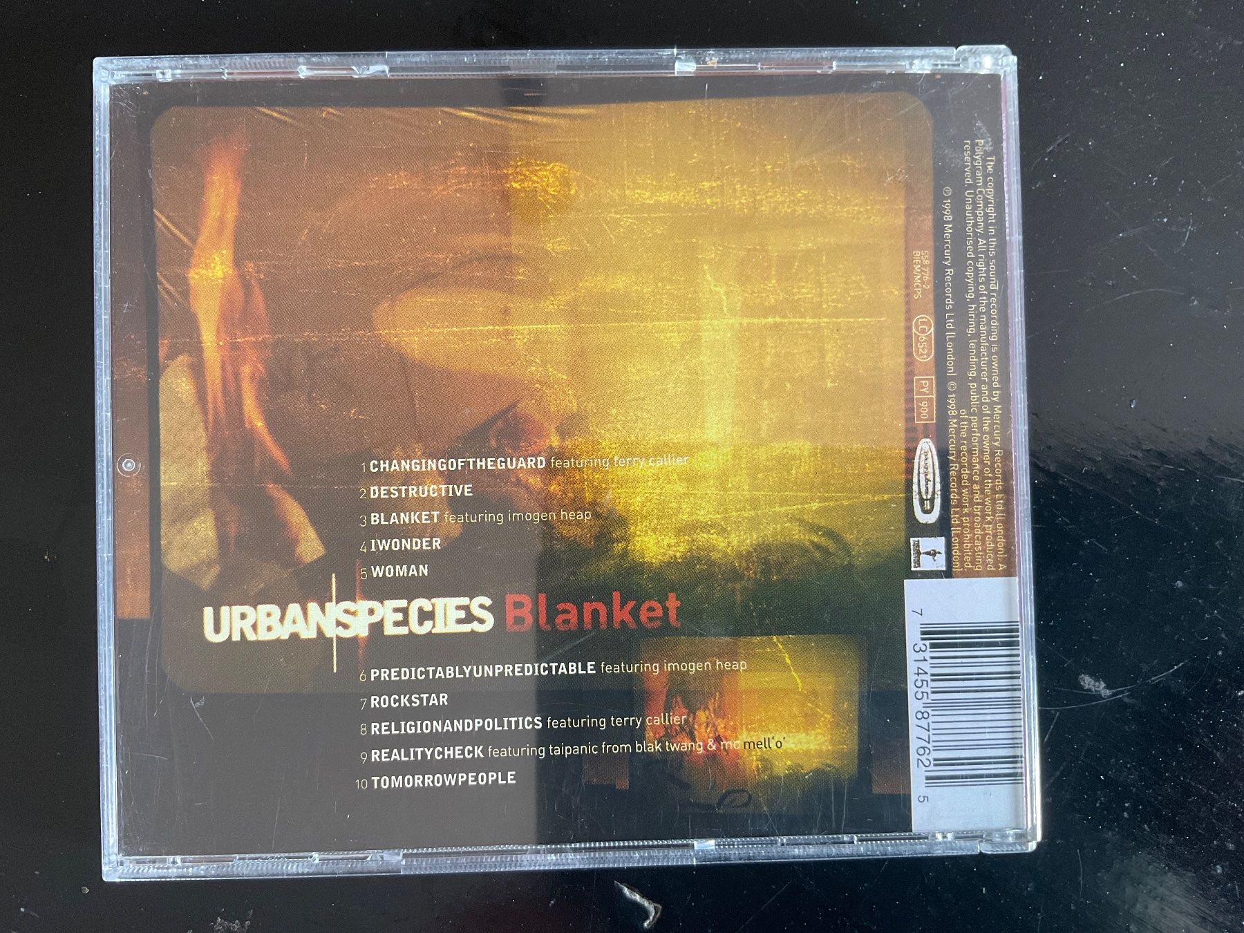 CD: Urban Species Blanket CD – Usato da Delémont venduto da vinylfreak01 1