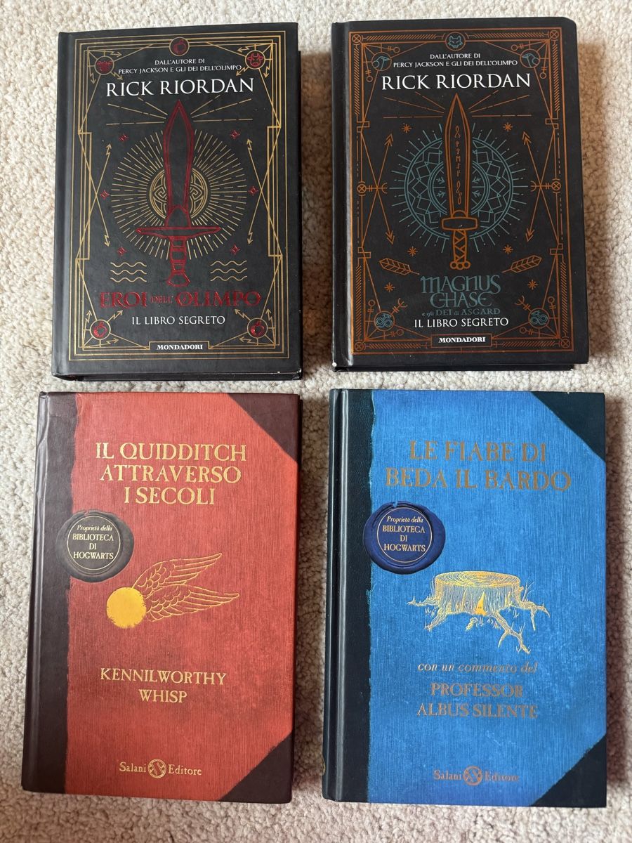 Bücher: 4 libri complementari di Harry Potter e Percy Jackson – Gebraucht aus Massagno von ilm_vd96