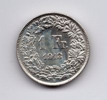 (1107) 1 Franken 1913, Top Stgl