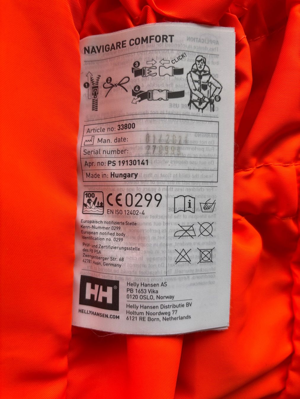 Helly Hansen Giubbotti di salvataggio: Helly Hansen Navigare Comfort Rettungsweste, M-L – Nuovo (secondo la descrizione) da Ebnat-Kappel venduto da Molton 5