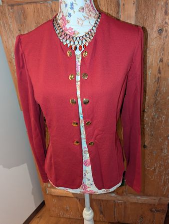 Halara Blazer Rost rot  mit goldenen Knöpfen, Grösse M-L neu