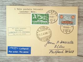 TR54 Enveloppe + Timbre Suisse 1940