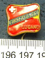 LUGANO SCHWEIZ CORNERVIAGGI ANSTECKNADEL VINTAGE OLD