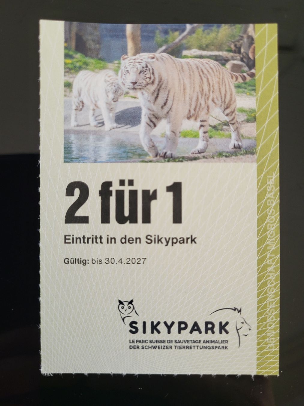 Buoni: Sikypark 2 für 1 – Nuovo (secondo la descrizione) da Therwil venduto da Hexe13