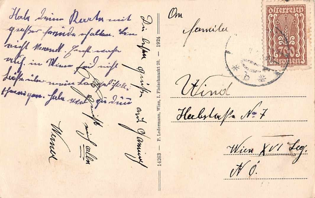 Cartoline postali: alte ANSICHTSKARTE sommerfrische GAMING 1918 – Usato da Lufingen venduto da philatelieshop 1