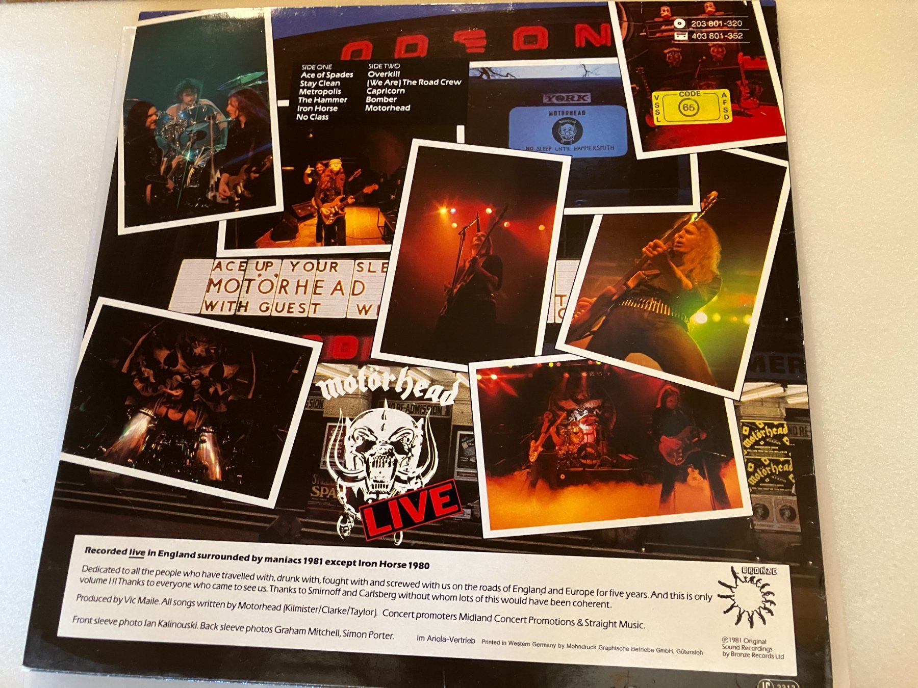 Dischi in vinile: Motörhead – Usato da Aarwangen venduto da Jukebox3 3