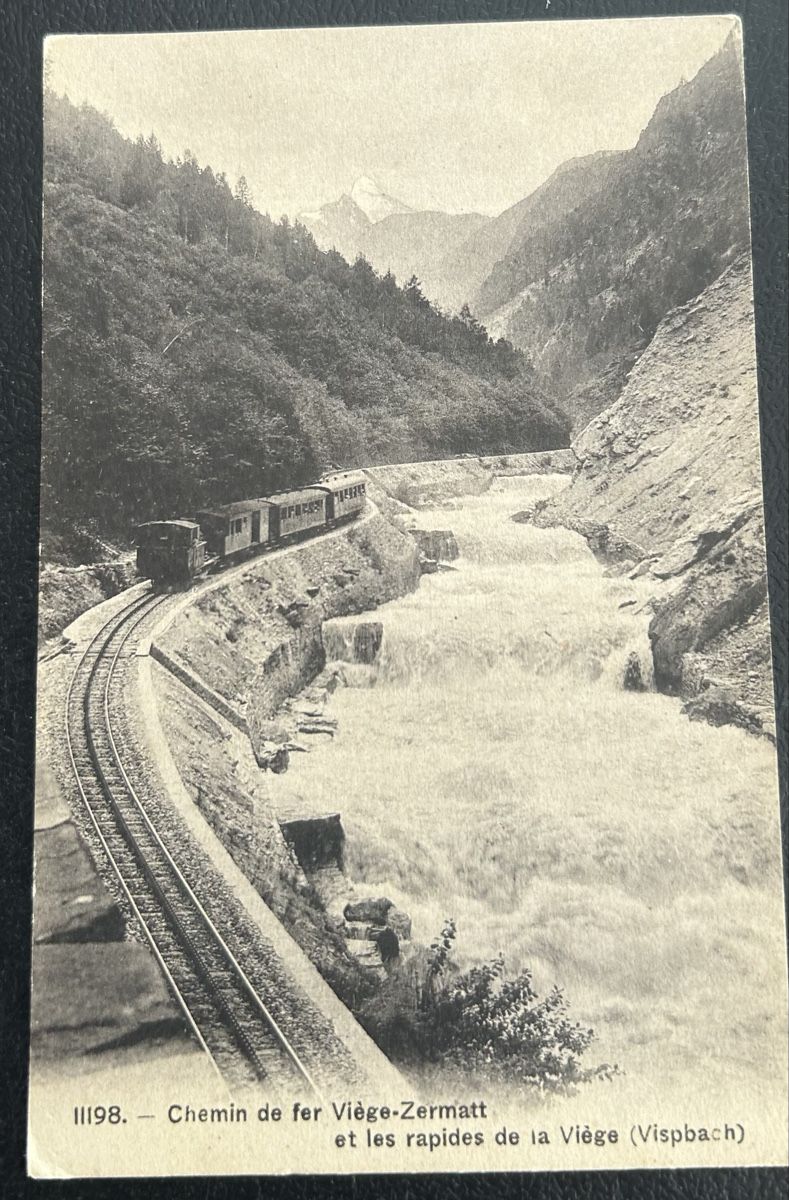 Cartoline postali: Chemin de fer Viege Zermatt  – Usato da Horw venduto da Tellbub