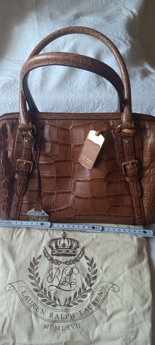 Ralph Lauren Borse: RALPH LAUREN LEDERTASCHE, Neu – Nuovo e nell'imballaggio originale da Maienfeld venduto da Andyr44