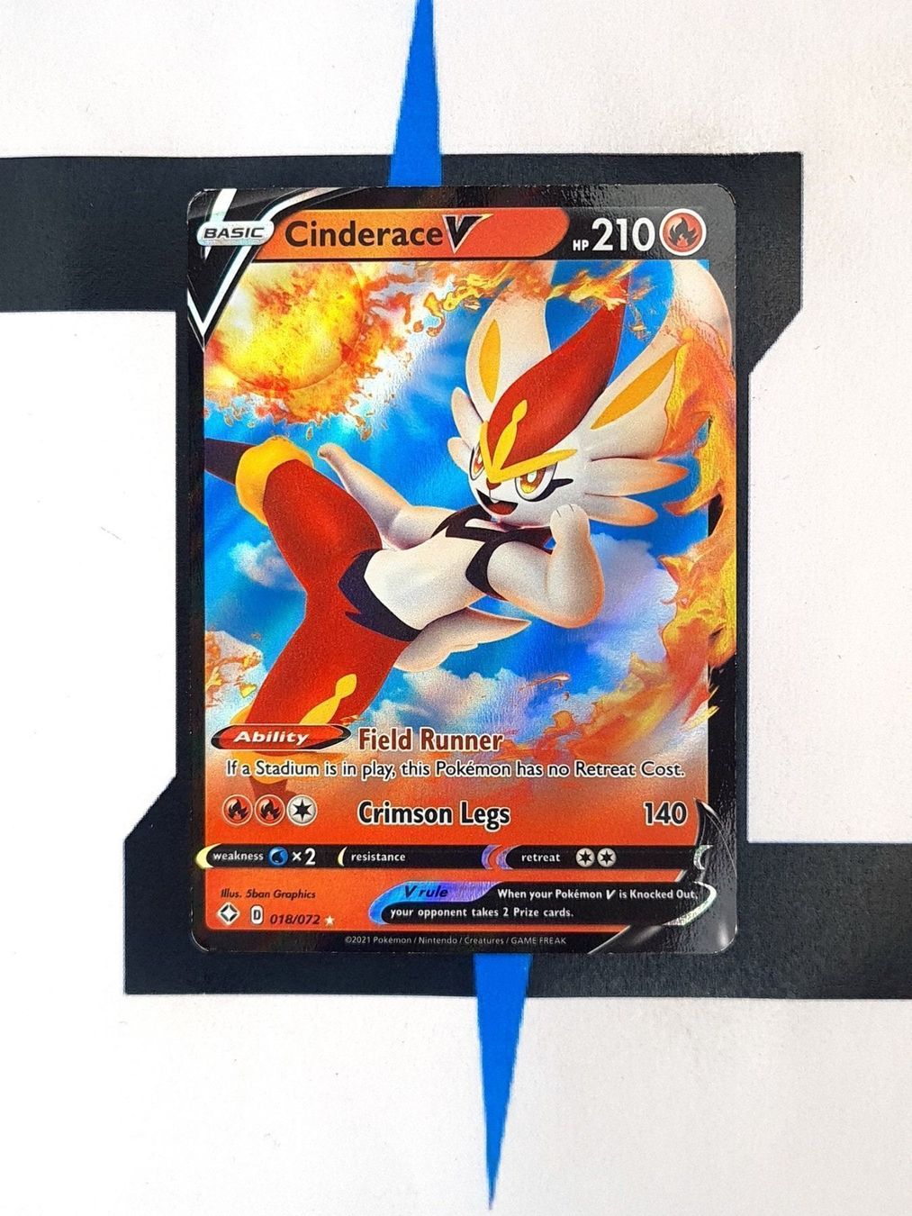 Pokémon Carte collezionabili: Cinderace V SHF18 EN Good – Usato da Basel venduto da Zadoys