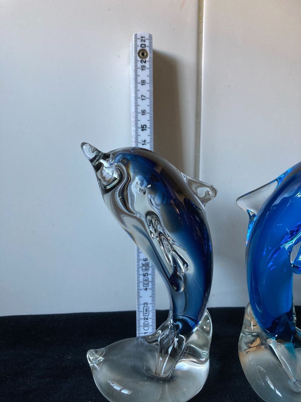 Statuette: 2 Delfine aus Glas – Usato da Zürich venduto da Chaeffeler 3