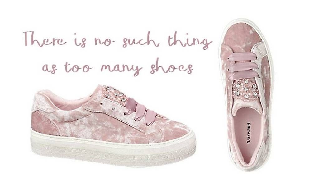 Graceland Damenschuhe: LUXUS SNEAKER SAMT ROSA GR.37 GRACELAND – Gebraucht aus Reutigen von nikolka01 2