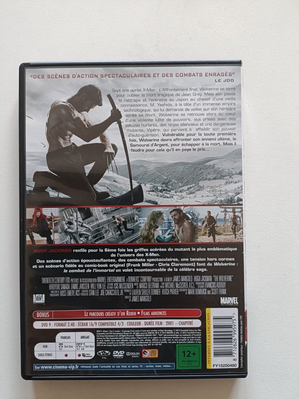 Alle DVDs: DVD Wolverine: Le Combat de l'Immortel -FR/ANG! – Gebraucht aus Vernayaz von pet_qh5r 1