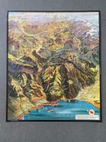 Original Vintage Poster - Panorama Plan: Montreux