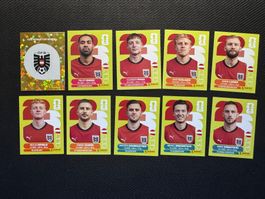 Panini WM 2026 Sticker - Österreich Lot