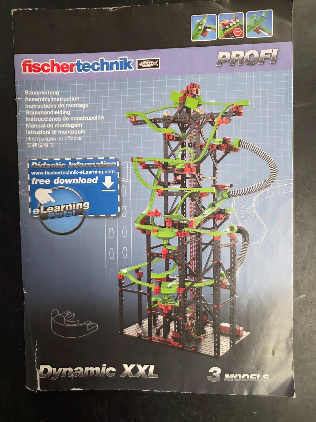 Fischer Kit di costruzioni: Fischertechnik Dynamisches Set - XXL / Dynamic Set - XM – Usato da Seuzach venduto da Tadpeyn 1