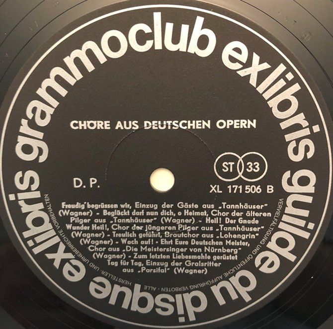 Dischi in vinile: Chöre aus deutschen Opern (LP) – Usato da Grüningen venduto da azulamarillo_vinyl 3