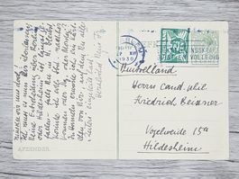 CL16 Carte Postale + Timbre Pays-Bas 1930