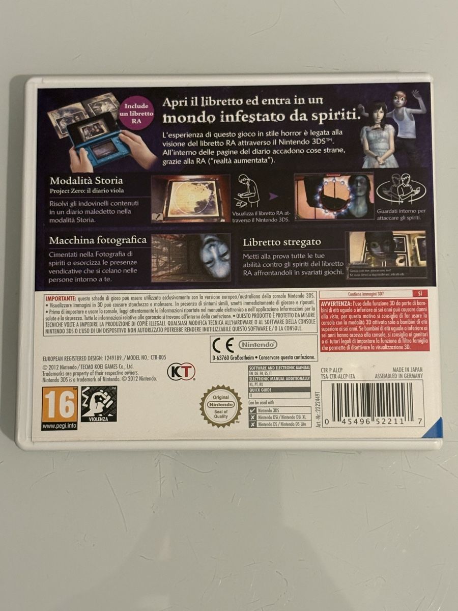 Nintendo Jeux: 🔥 Spirit camera - nintendo 3ds - complete mint – Neuf (Voir description) à Zürich par Collecting-World 1