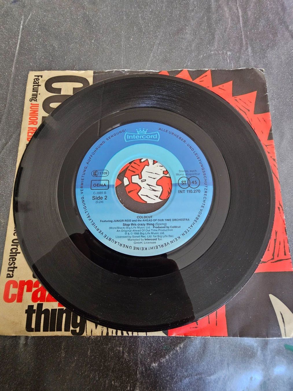 Dischi in vinile: Vinyl, 7" LP - Coldcut - Stop This Crazy Thing (1988) – Usato da Biberist venduto da Foolio0 3