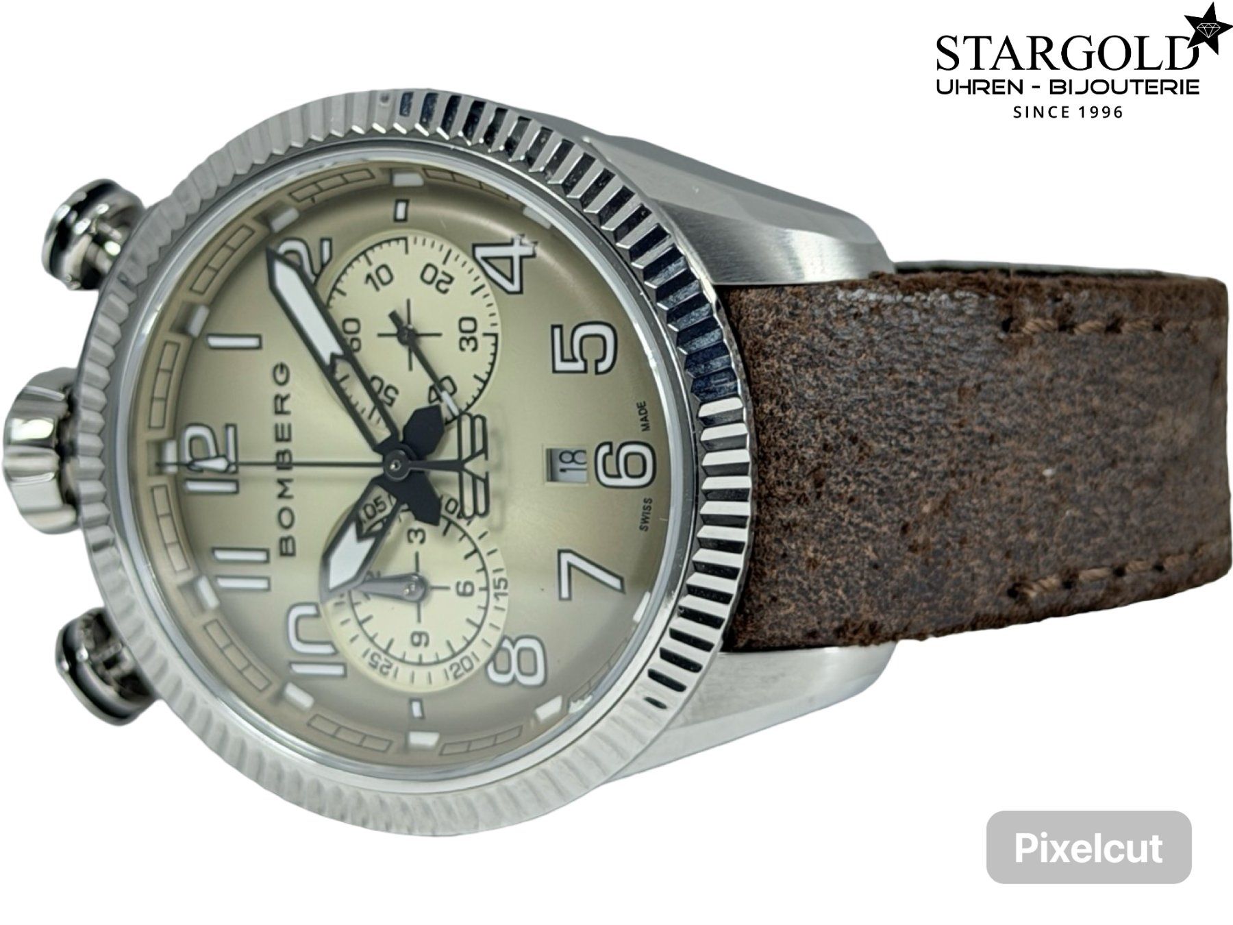 Bomberg Orologi: Bomberg BB-68 Chronograph Quarz - NS44CHSS.201.9 – Usato da Zürich venduto da Stargold-Uhren 2