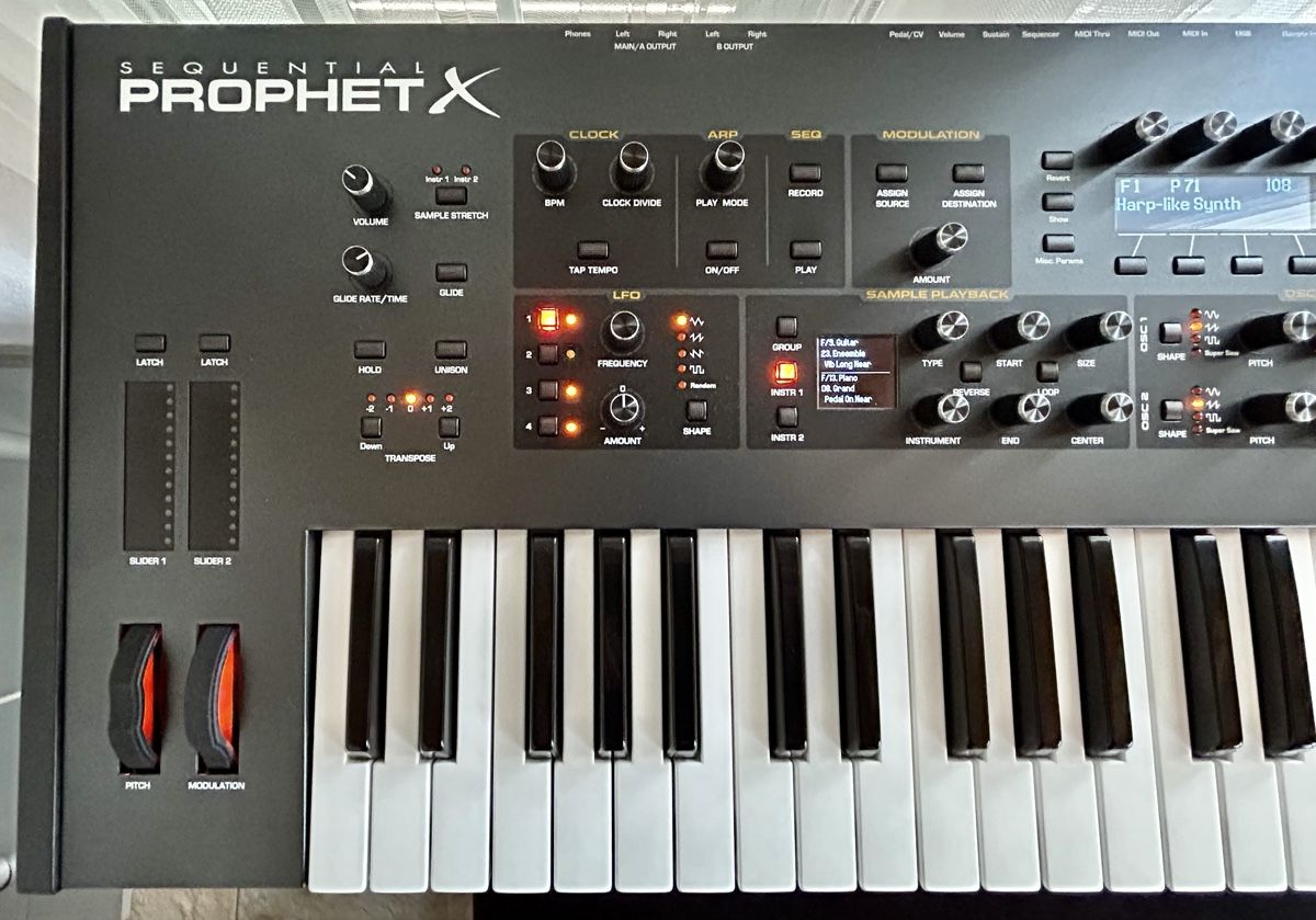 Sequential Strumenti musicali: Sequential Prophet X Sample-Synthese Hybrid Synthesizer – Usato da Sool venduto da Chhofer 1