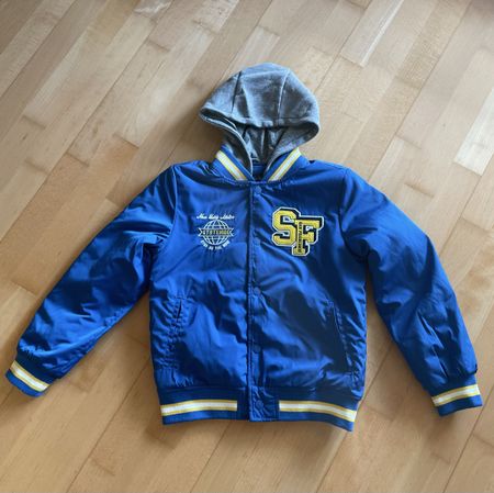 Veste New York Athletics bleu taille 134 bon état