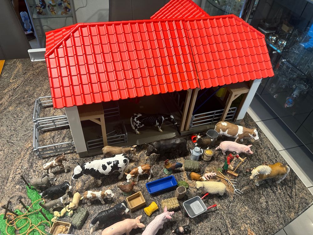 Schleich Bauernhof mit vielen Tiere | Kaufen auf Ricardo