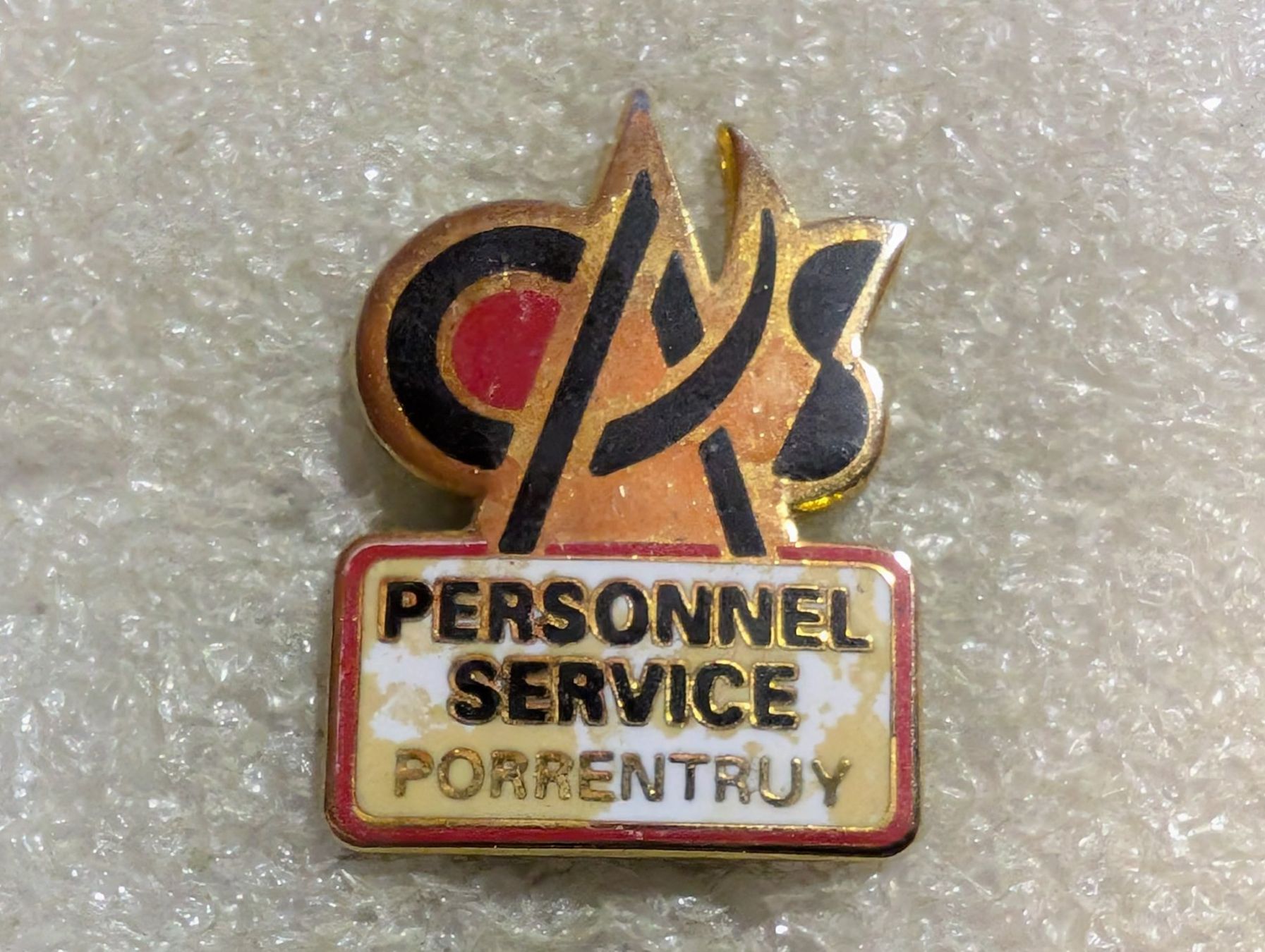 Placchette & Badge: Ansteckpin 146: Personnel Service – Usato da Oppligen venduto da Pin-Fall-Shop