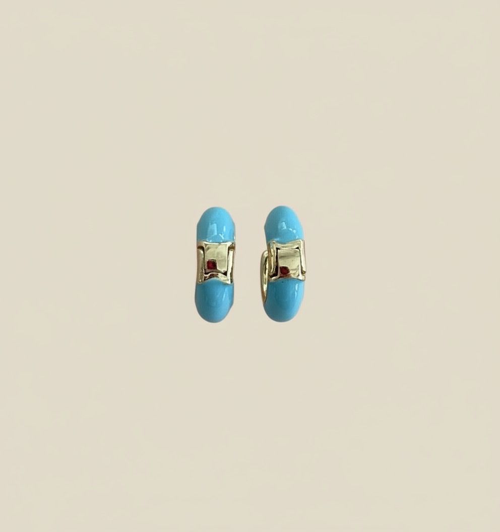 Boucles d'oreille: Turquoise Earrings: Stylish & Unique – Neuf (Voir description) à Saland par ele_vc96
