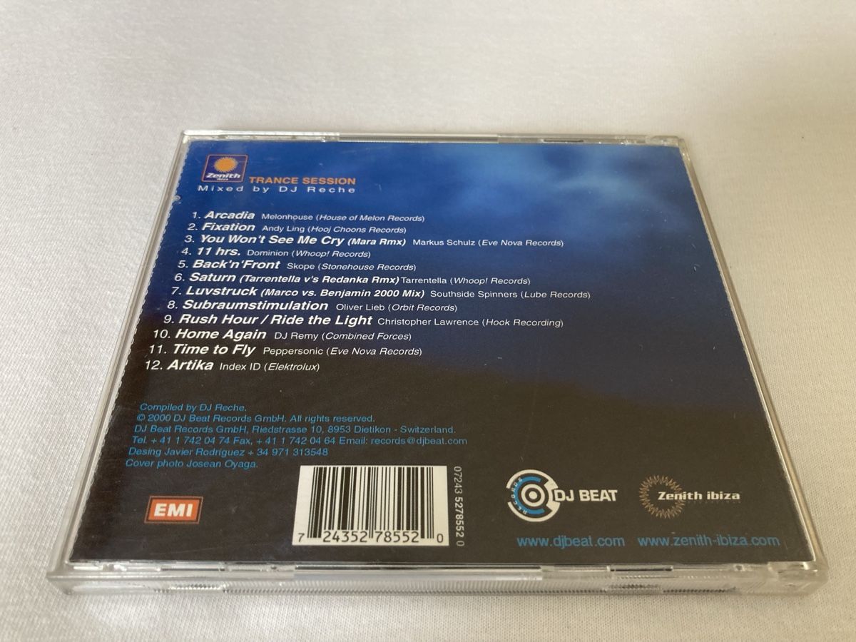 CD: Trance Session - DJ Reche - Zenith Ibiza - CD – Usato da Winterthur venduto da Eisenware 2