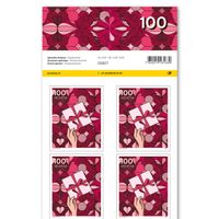 100x B- Post Briefmarken CHF 1.00  «Dankeschön»