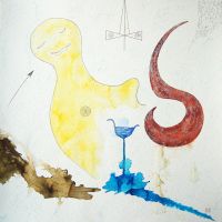 Surreales Aquarell: The ghost