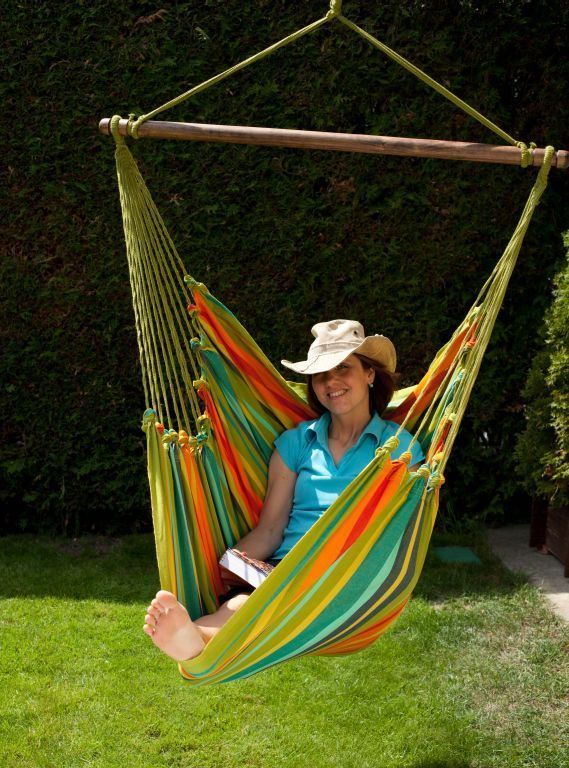 Poltrone pensili da giardino: MacaMex Cayo Grande Verde - Hängesessel – Nuovo e nell'imballaggio originale da Tulln venduto da HaengemattenShop 1