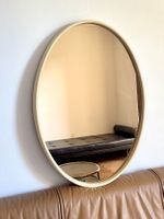 Grand miroir ovale teinté Space Age (103cm)