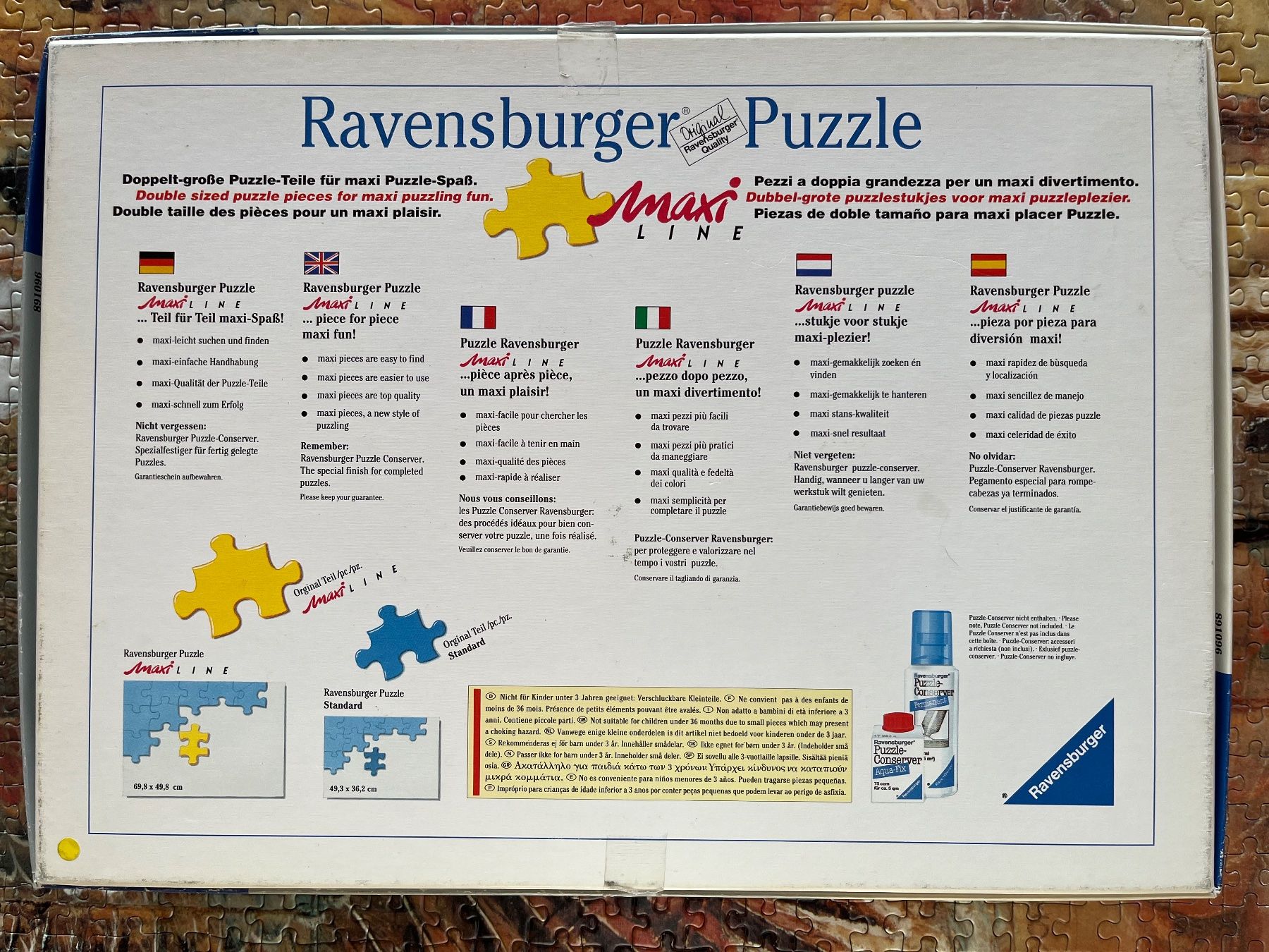 Ravensburger Puzzle: Ravensburger Puzzle Indianer Häuptling – Usato da Zürich venduto da Gurkis 3