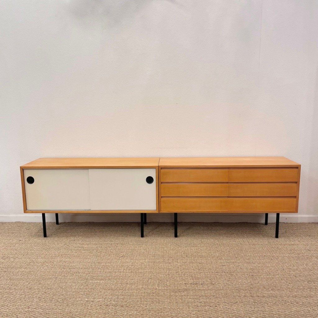 Thut Cassettiere: Kurt Thut Sideboard ahorn 1950er – Usato da Genève venduto da lid06