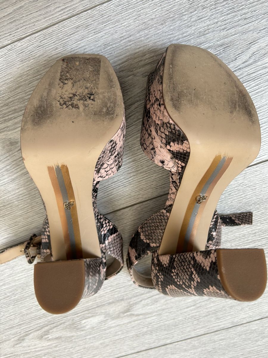 Sam Edelman Scarpe da donna: Sandales compensées Sam Edelman serpent – Usato da Genève venduto da and_k79x 4