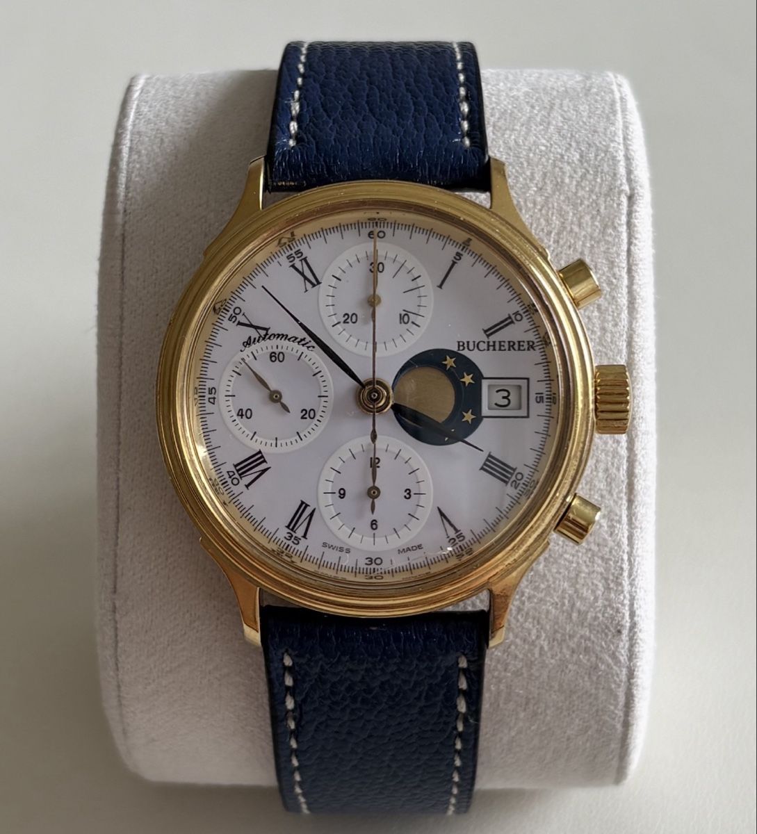 Bucherer Uhren: Bucherer Chronograph Automatic Valjoux 7750 – Gebraucht aus Winterthur von LaBodega