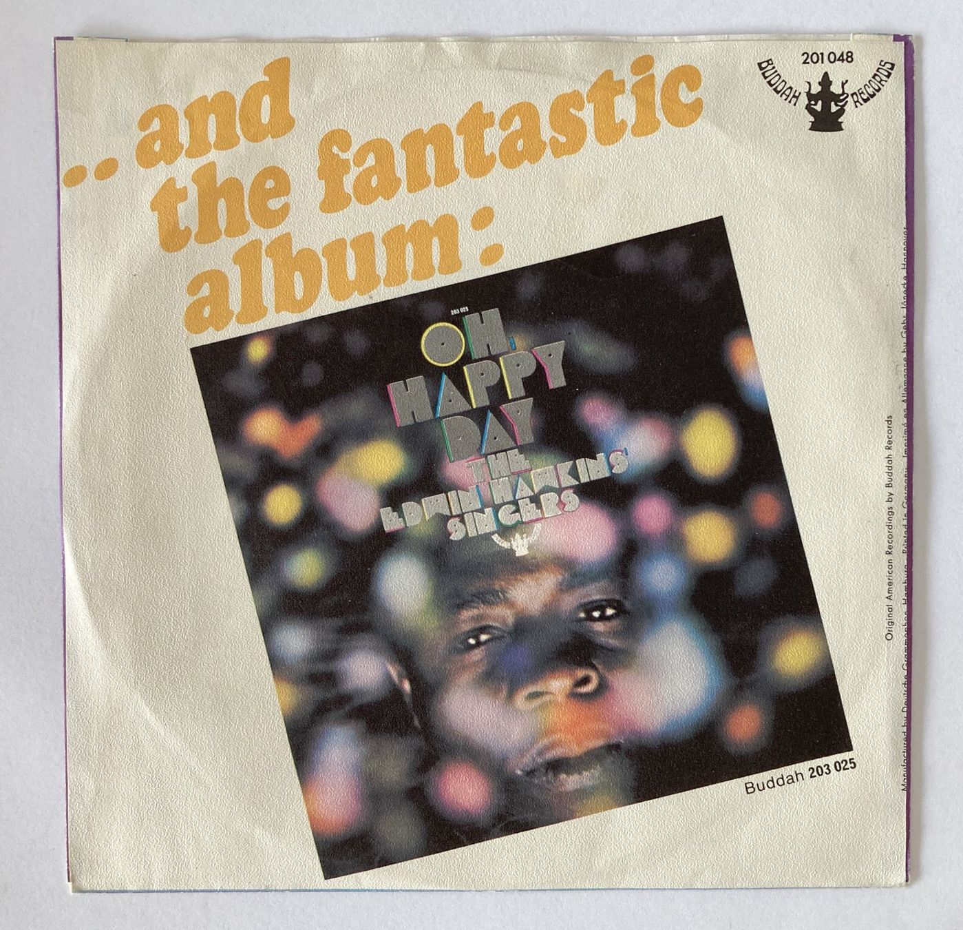 Schallplatten: THE EDWIN HAWKINS SINGERS - OH, HAPPY DAY – Gebraucht aus Bottens von hotter-than-hell 1